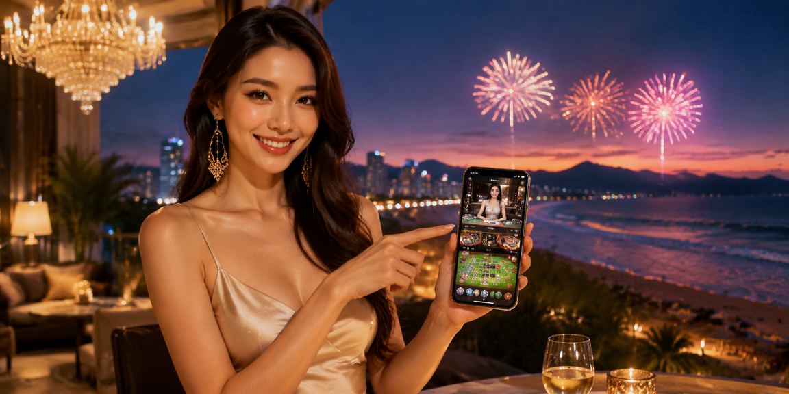 Người chơi tại Đà Nẵng trải nghiệm casino di động trên bờ biển với ứng dụng Android